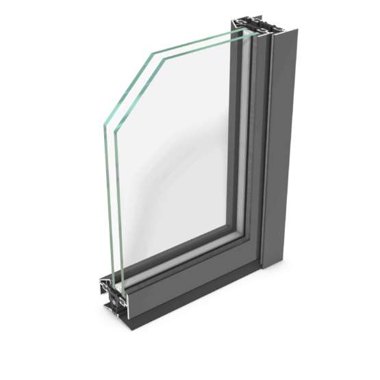 rp fineline 70D – thermally insulated design profile system for steel doors, featuring extremely slim face widths
