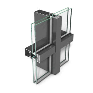 rp tec 45, Pfosten-Riegel-Fassade aus Stahl mit elegant schmaler Ansichtsbreite