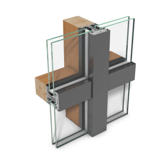 rp tec 60-1, add-on steel curtain wall for passive building requirements