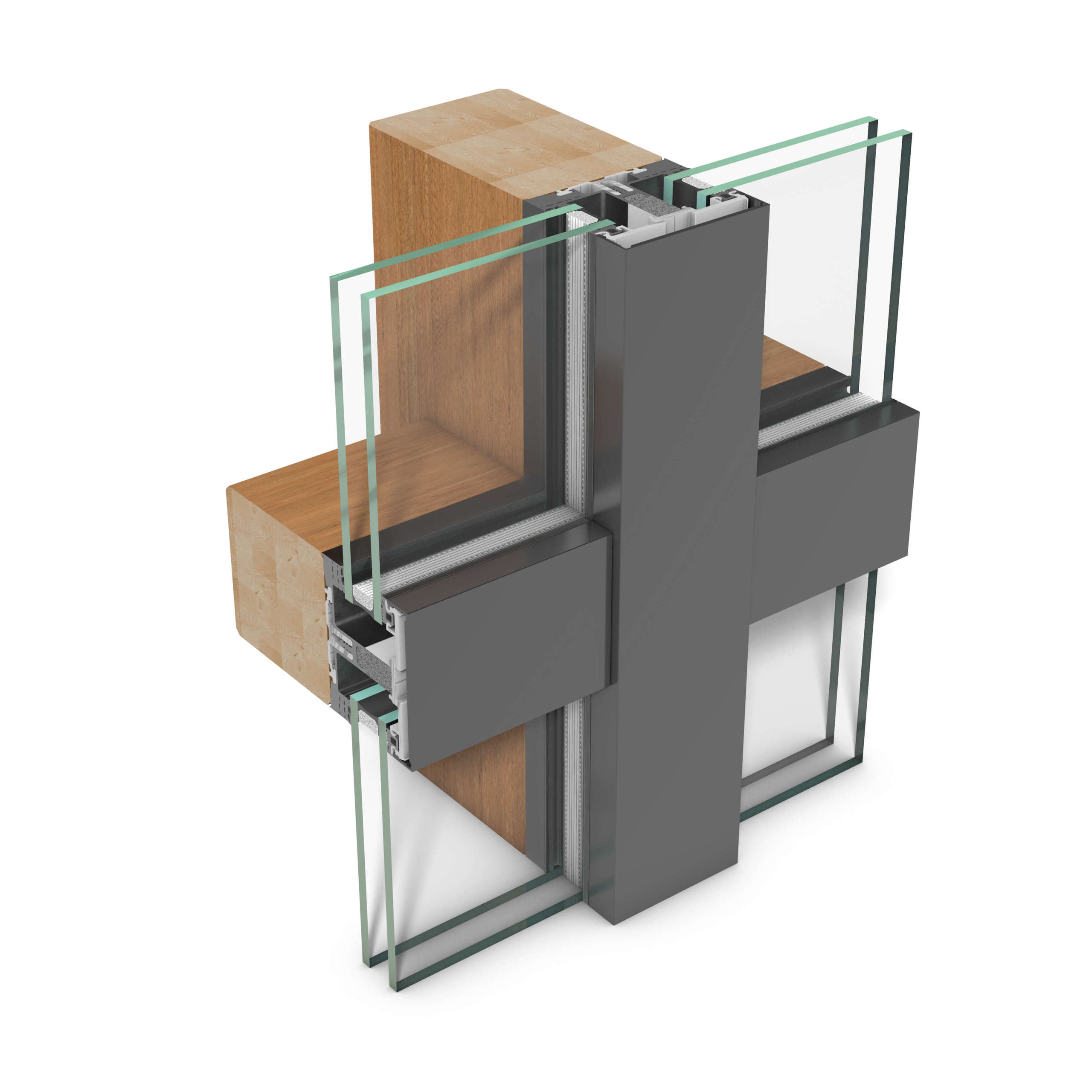 rp tec 80-1, Stahl-Aufsatzfassade für Passivhaus-Anforderungen