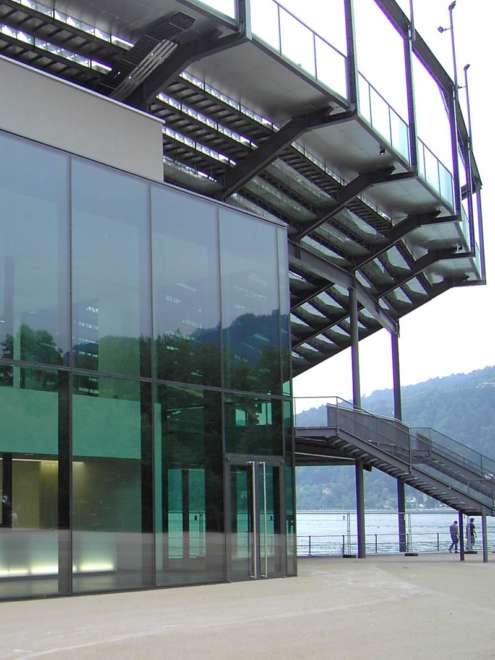 Bregenz Festpielhaus Aufsatzfassade rp tec 50-1SG Außen Vorschau