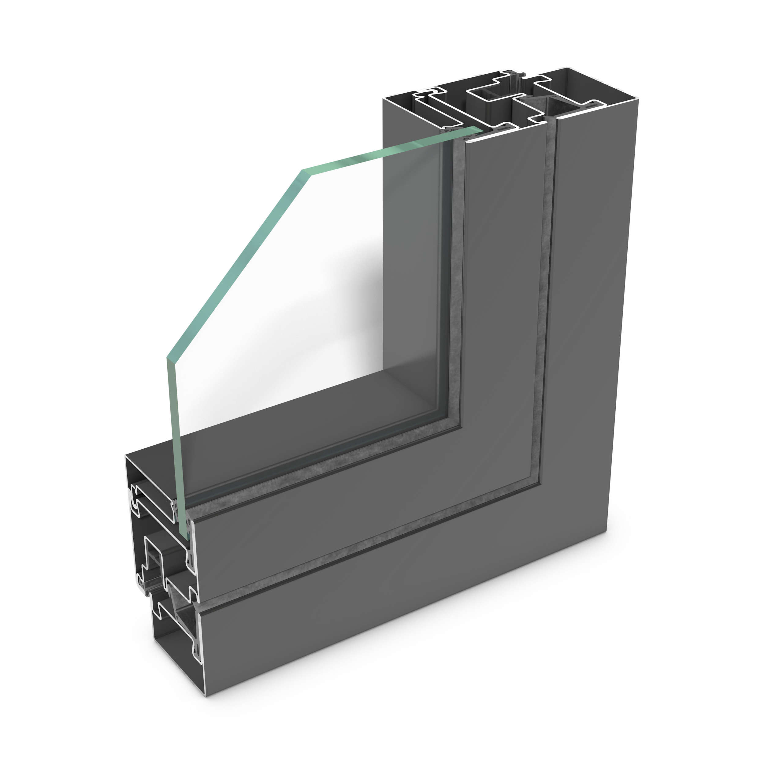 rp hermetic 55W – cost-efficient steel profile system for partition walls.