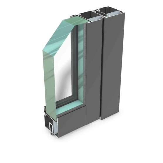rp hermetic 75BR – durchschusshemmendes Stahl-Profilsystem für Türen und Trennwände