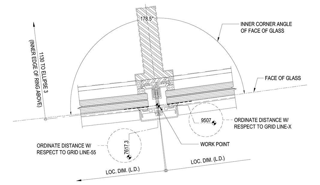 H:JobsIGW225607 20000105 Vaughan StationCAD Rev 5A01.dwg Vaughan Subway Aufsatzfassade Rp Tec Schnitt