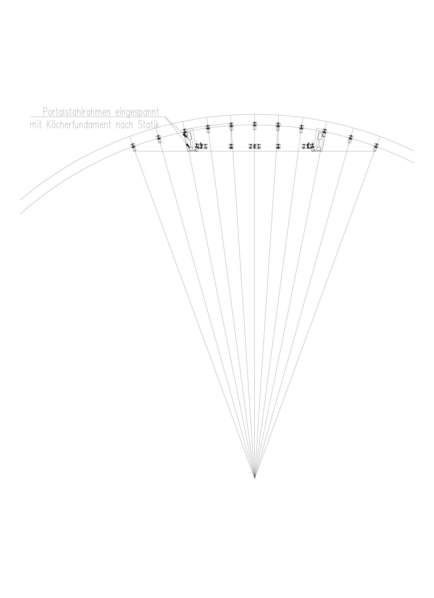Fassade Horizontalschnitt