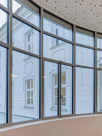 Waldhaus Hospital Berlin Inside, steel windows Rp Fineline 70W