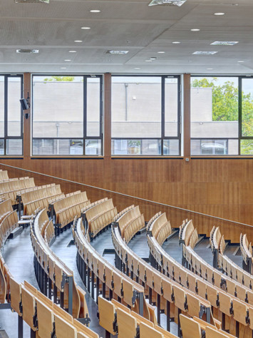 Freie Universität Berlin Hörsaal Stahlfenster rp fineline 70W