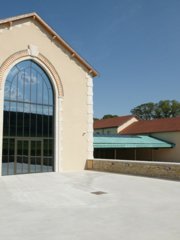 Domaine Faiveley, Außen Terrasse Gesamt